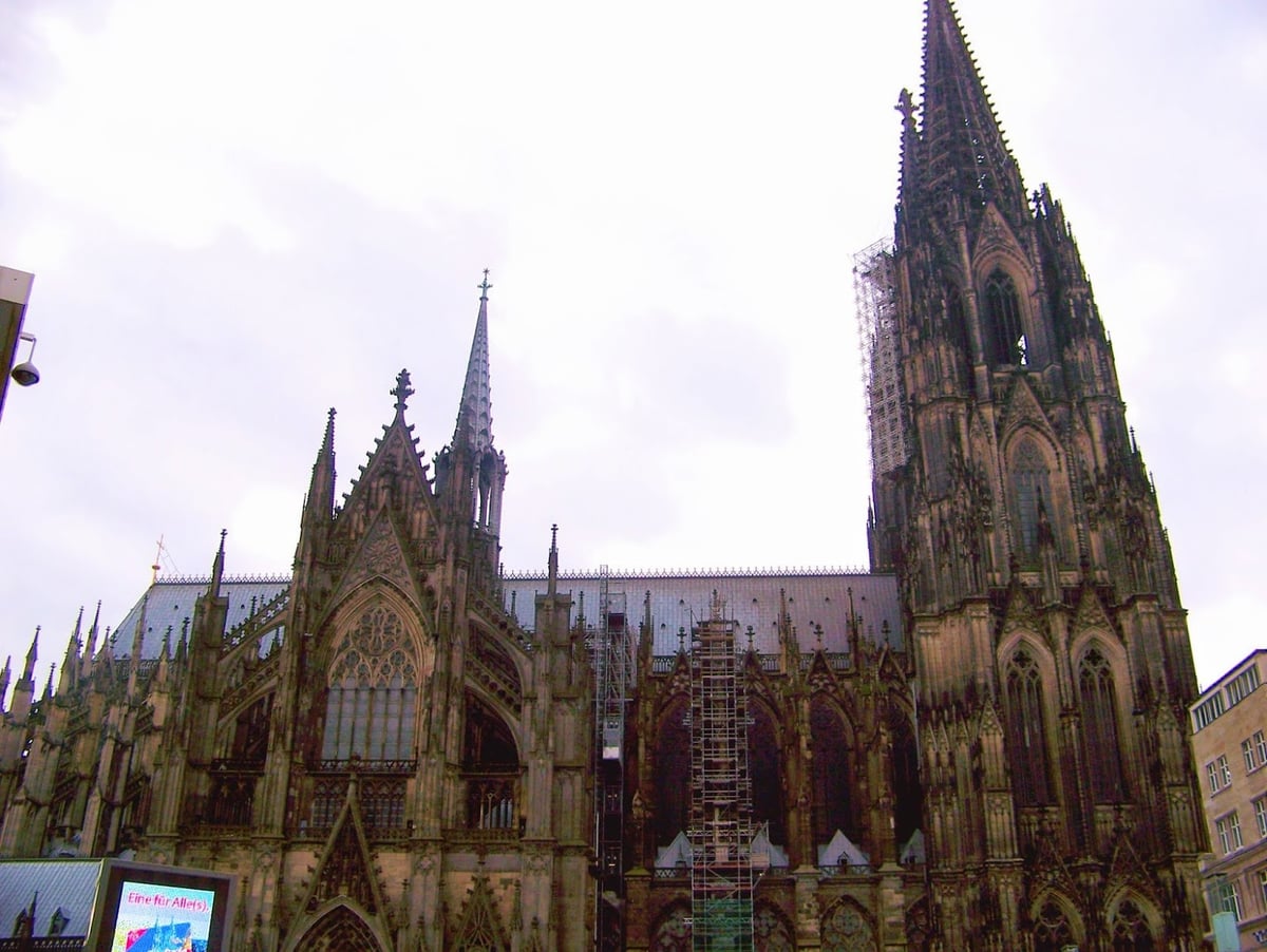 Catedral de Colonia con sus dos grandes torres góticas.