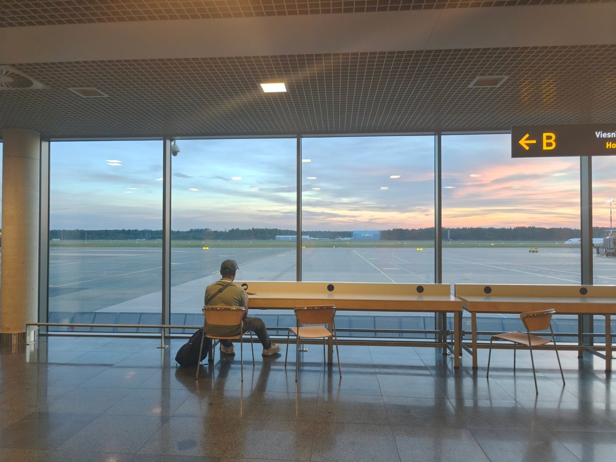 Terminal del aeropuerto de Riga