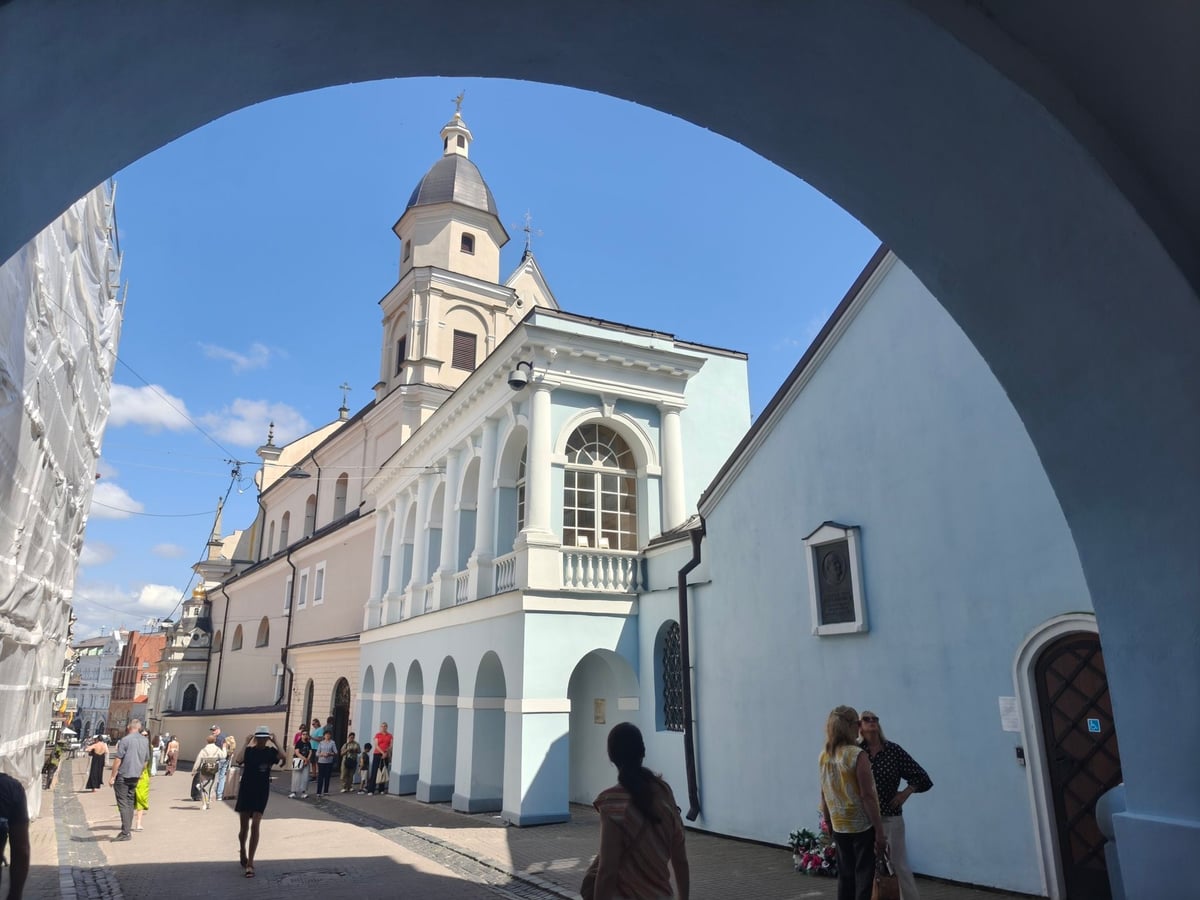 La Puerta de la Aurora, en el casco antiguo de Vilna