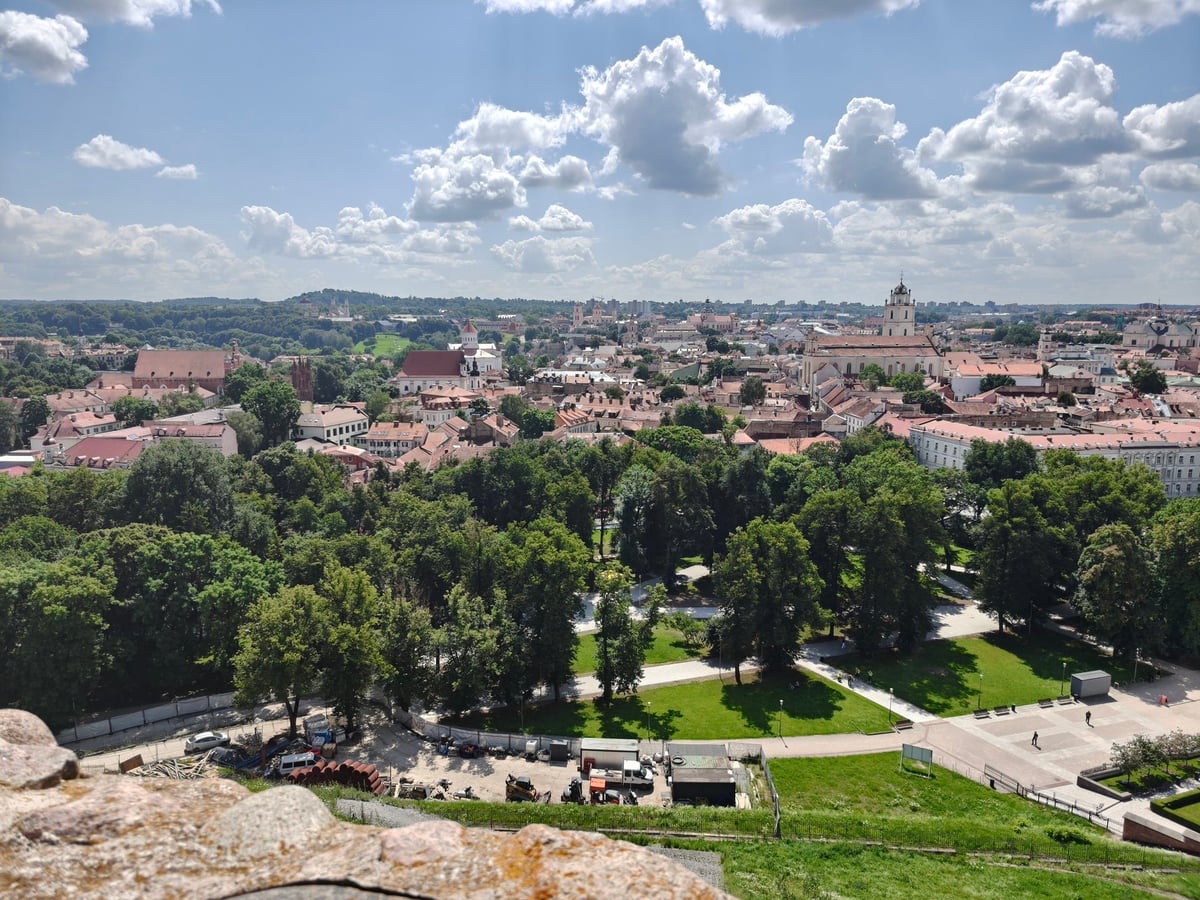 Vistas de Vilna desde la torre de Gediminas
