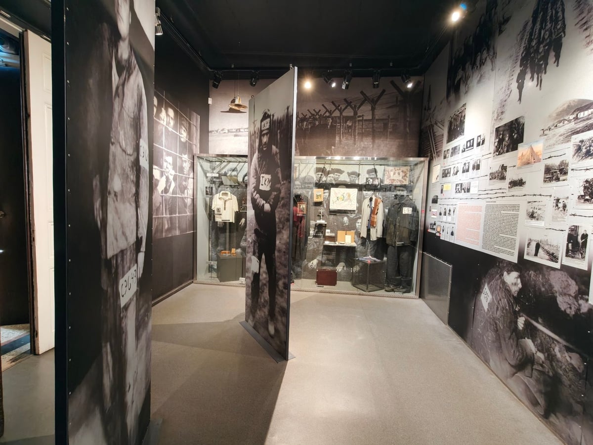 Interior del museo de las víctimas del genocidio, en Vilna