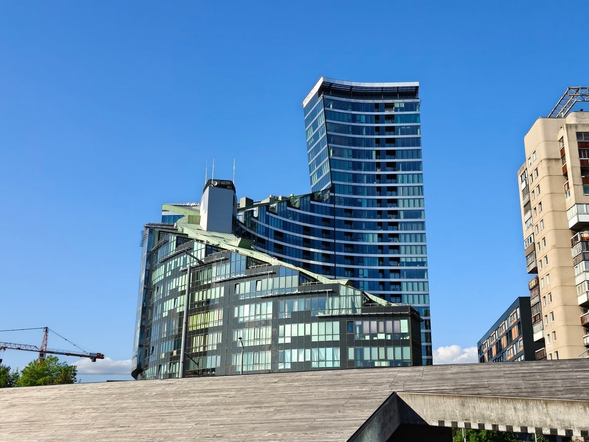 El centro comercial Europa, en Vilna