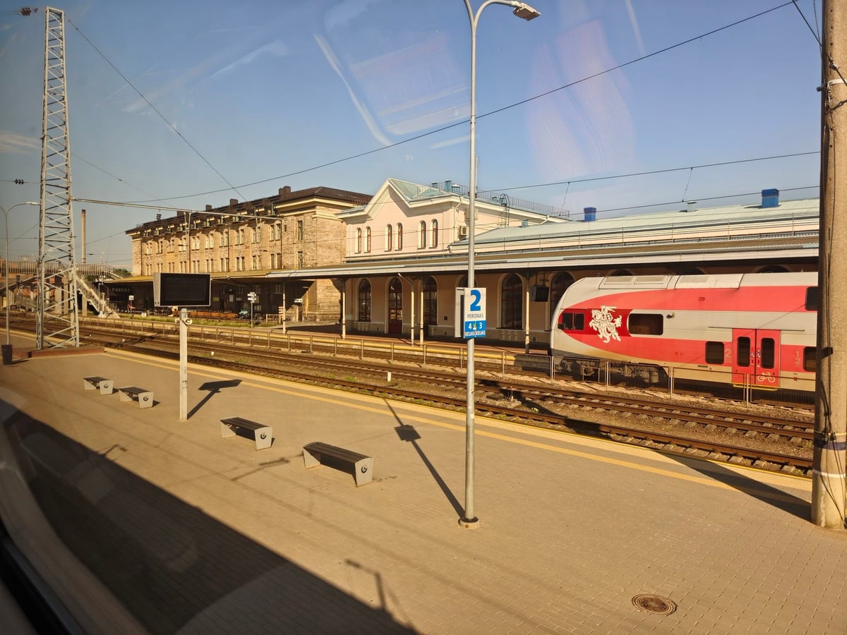 Tren camino de Kaunas