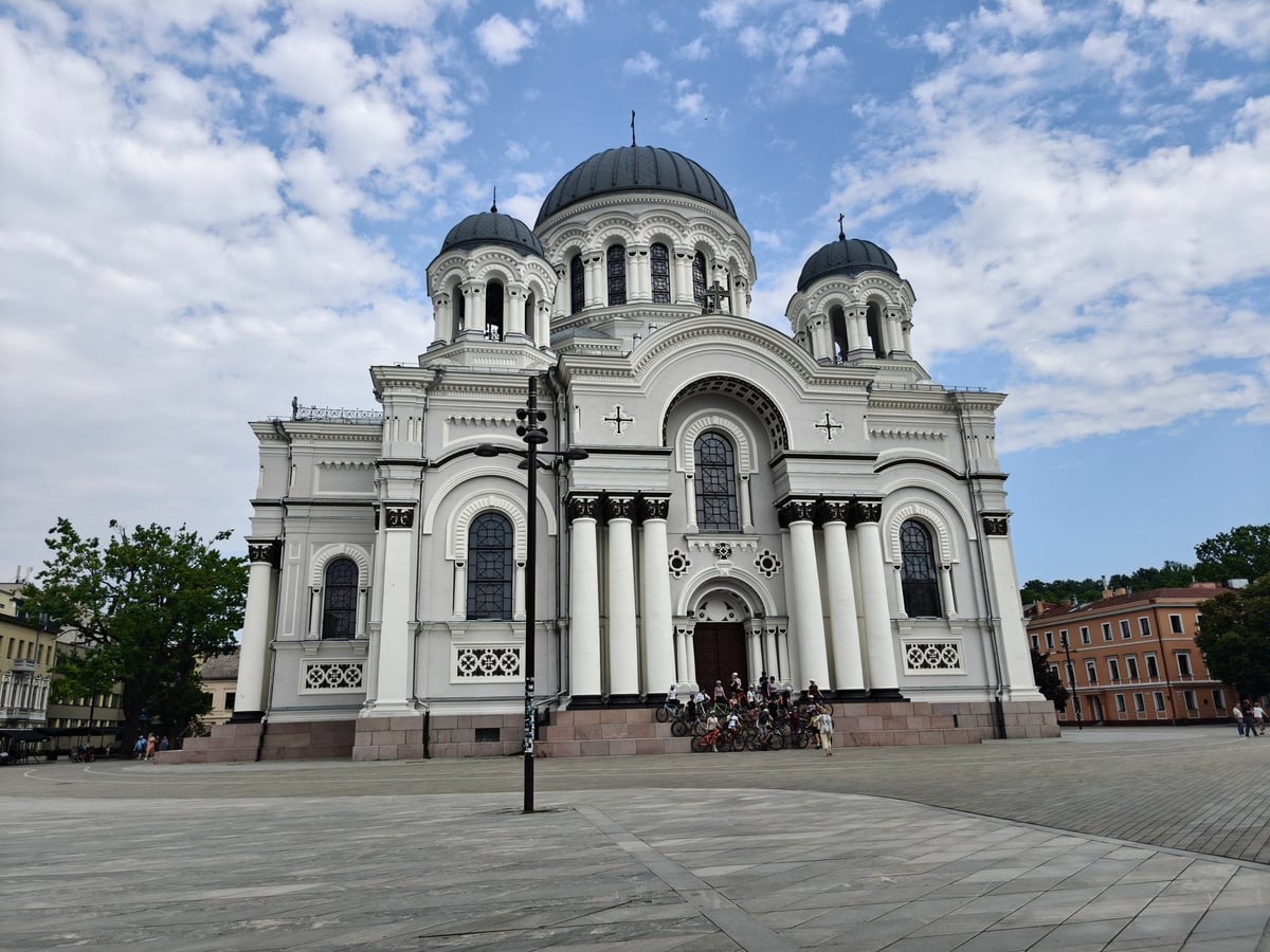 La iglesia de San Miguel Arcángel, el Soboras, en Kaunas