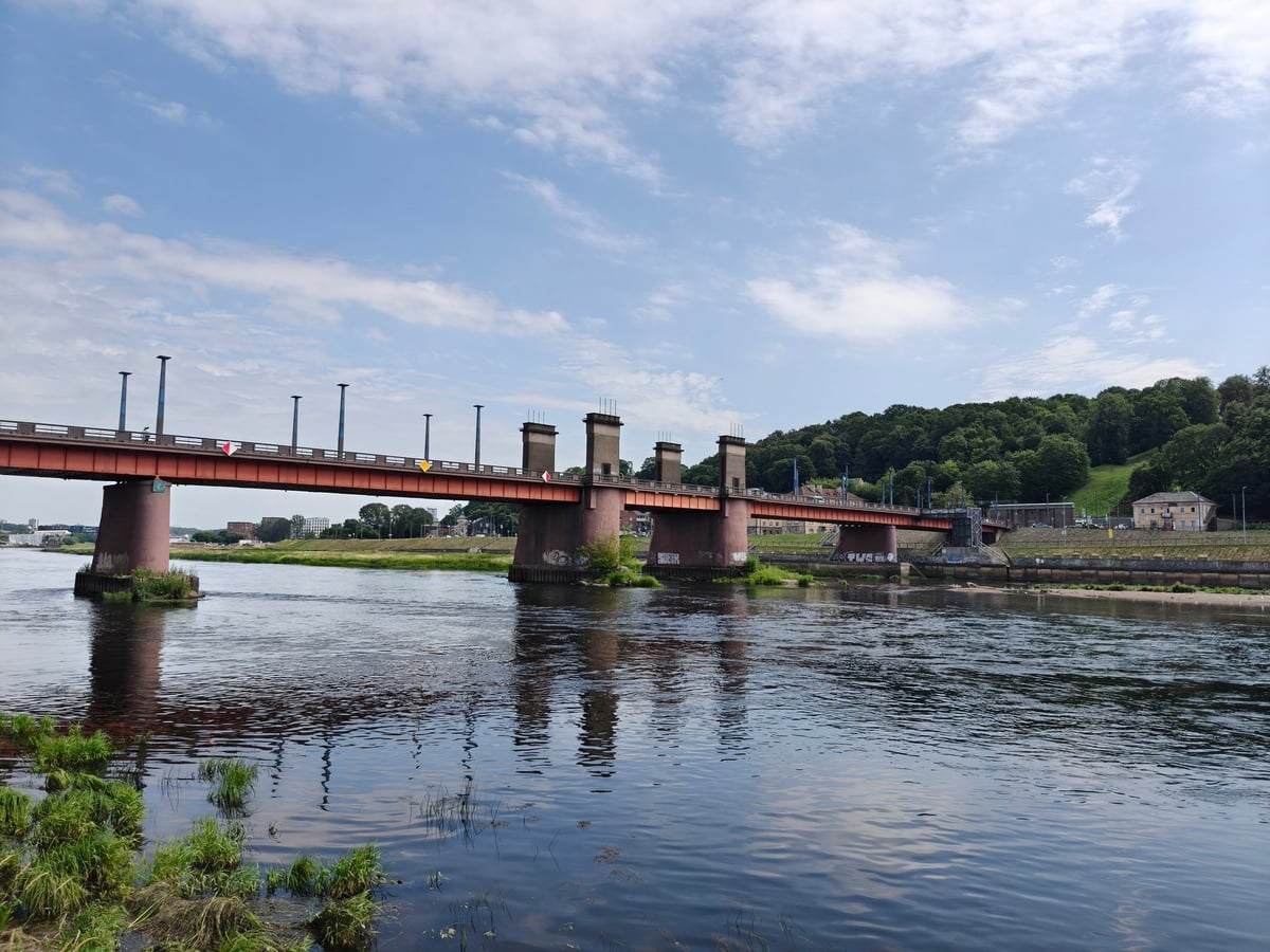 El puente de Vytautas el Grande, en Kaunas