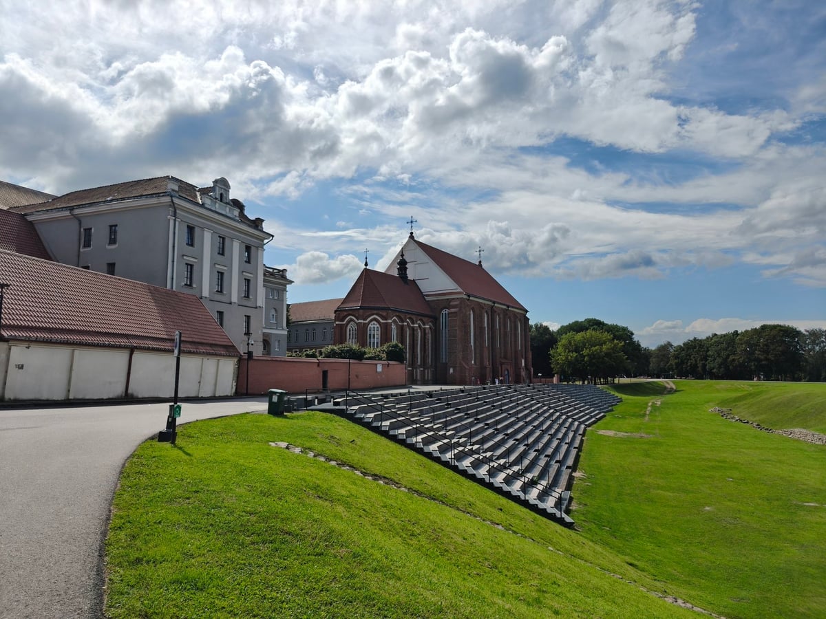 La torre redonda del castillo de Kaunas