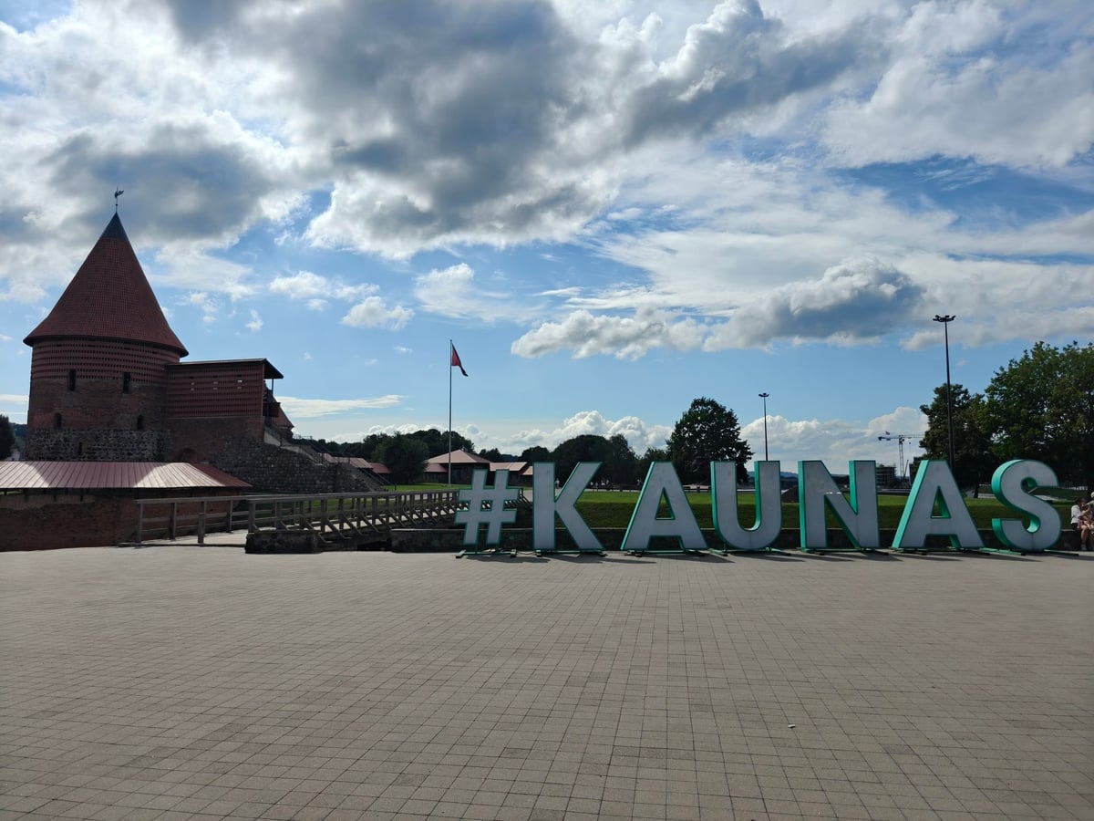 El foso del castillo de Kaunas