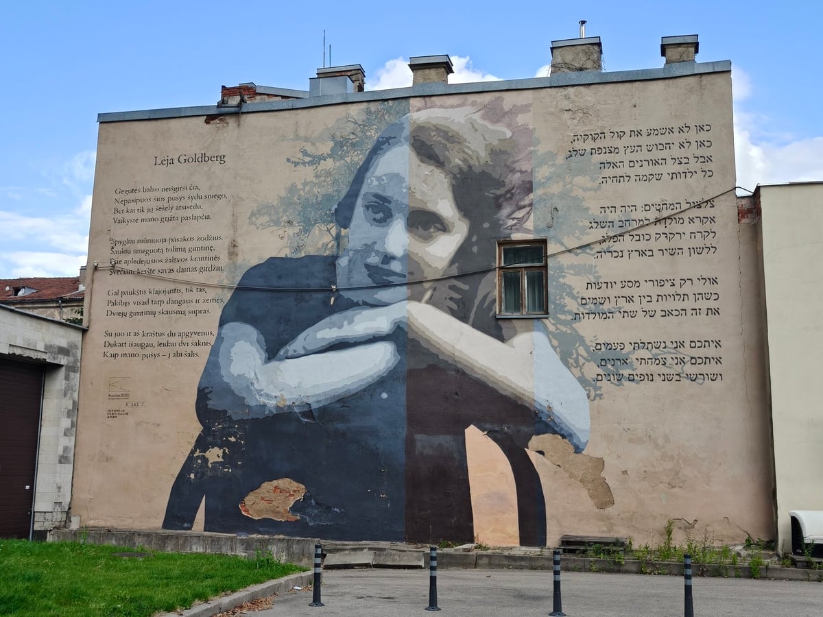 Última parada de la ruta de murales de Kęstučio