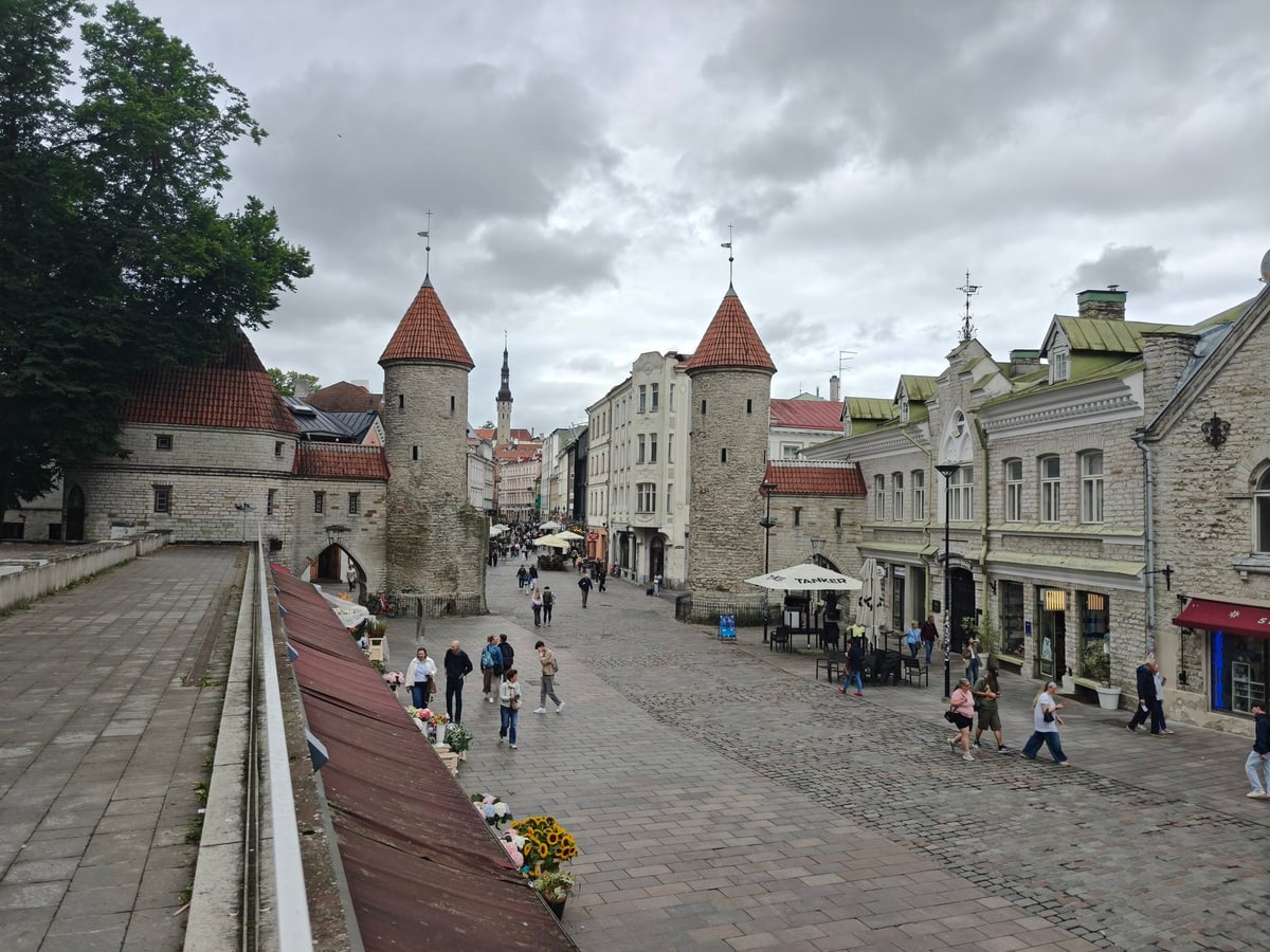 La puerta de Viru, en el casco antiguo de Tallin