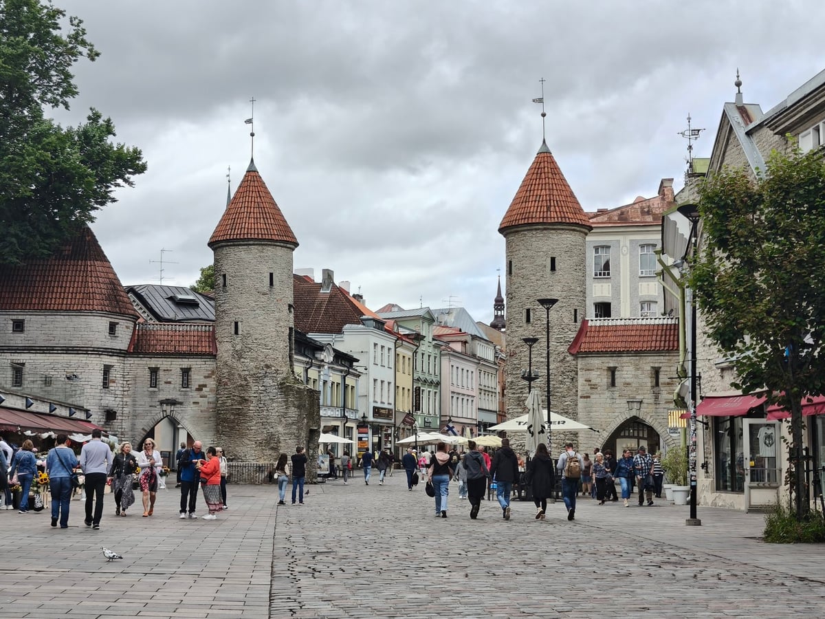 La puerta de Viru, entrada al casco antiguo de Tallin