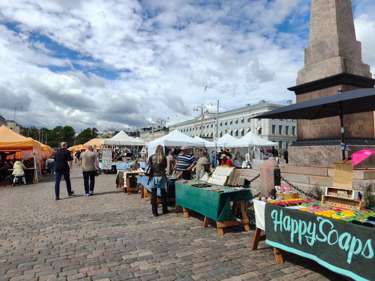 El Vanha kauppahalli, el mercado cubierto antiguo de Helsinki