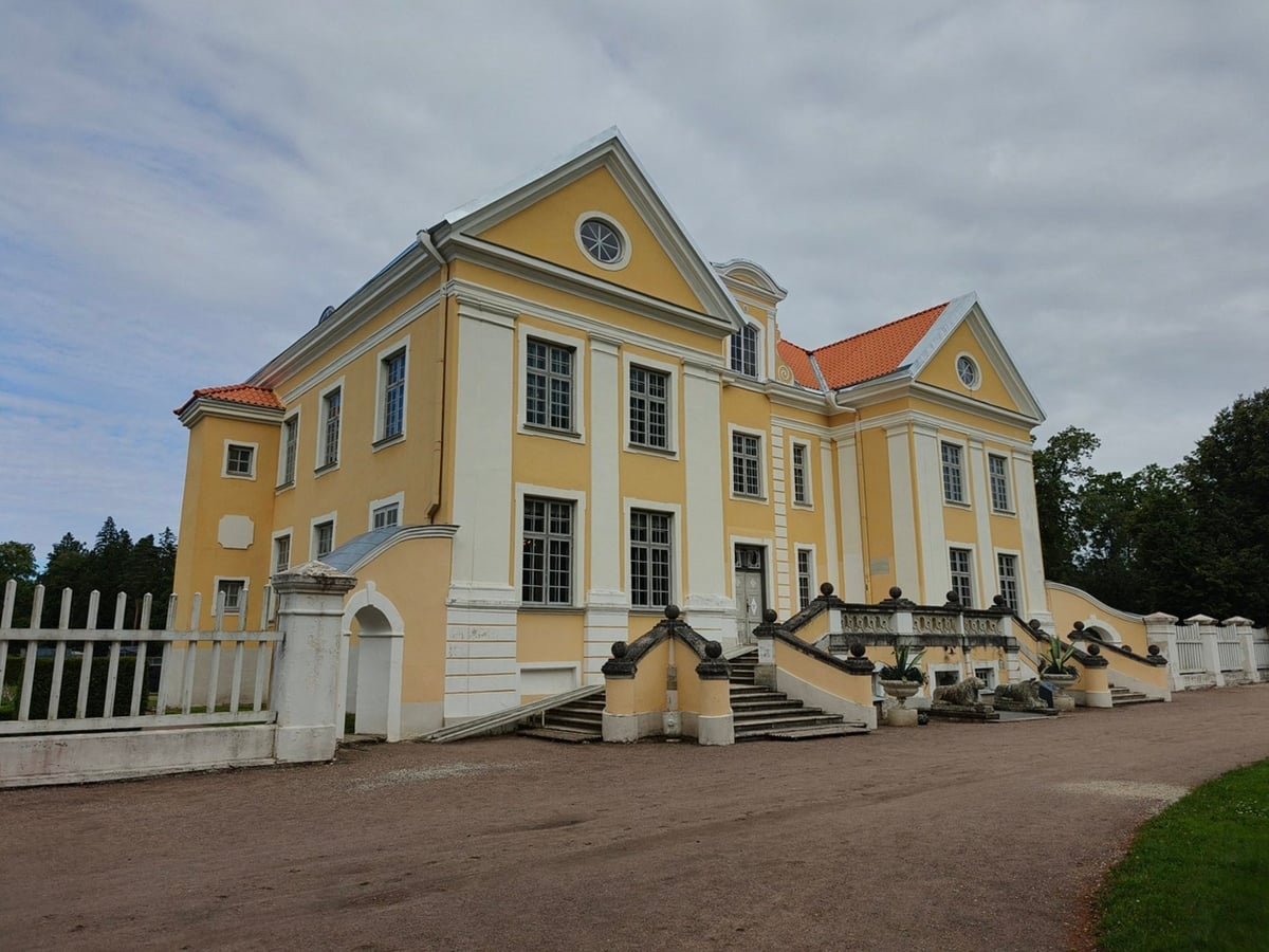La mansión de Palmse, restaurada y convertida en museo