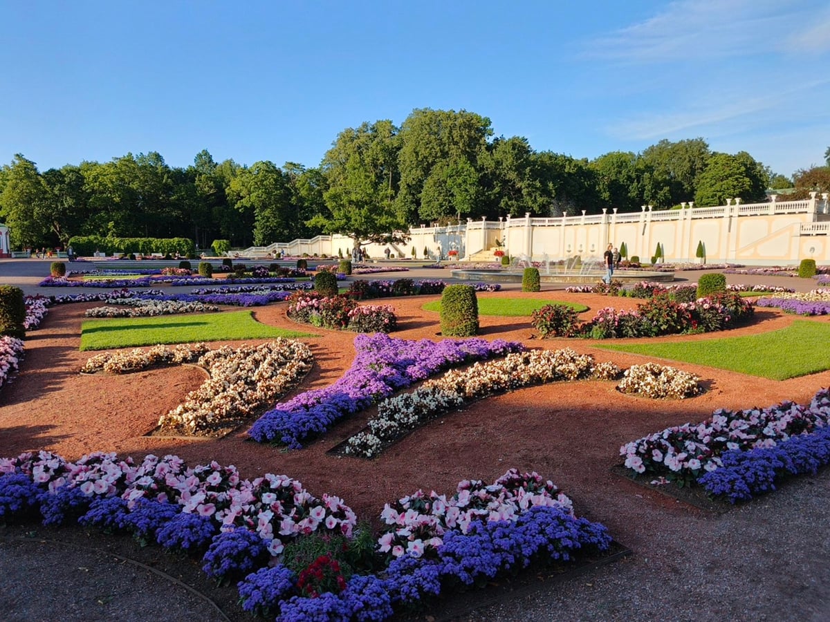 El parterre francés del palacio de Kadriorg