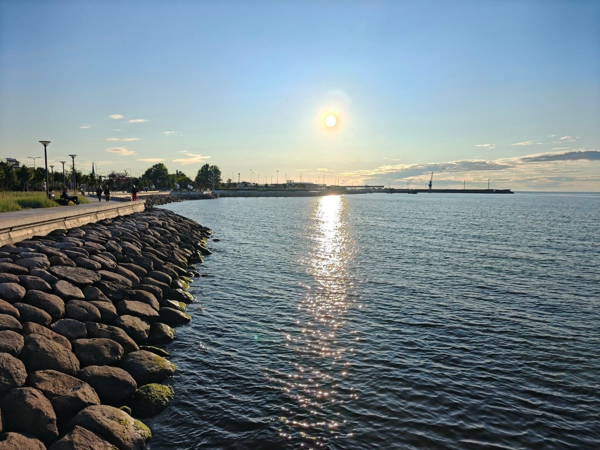 El paseo marítimo de Reidi tee, en Tallin