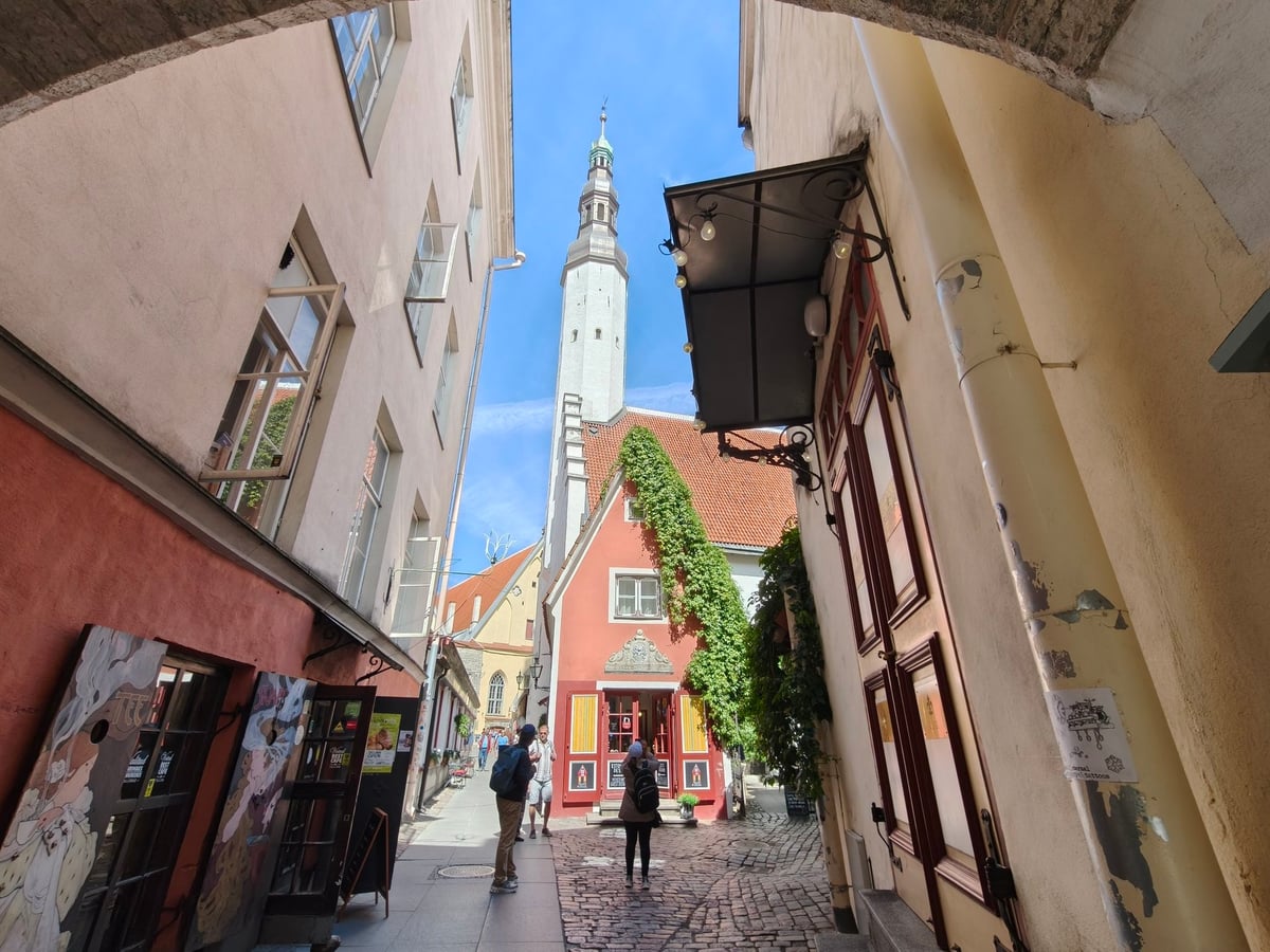 Callejeando por el casco antiguo de Tallin, la última mañana