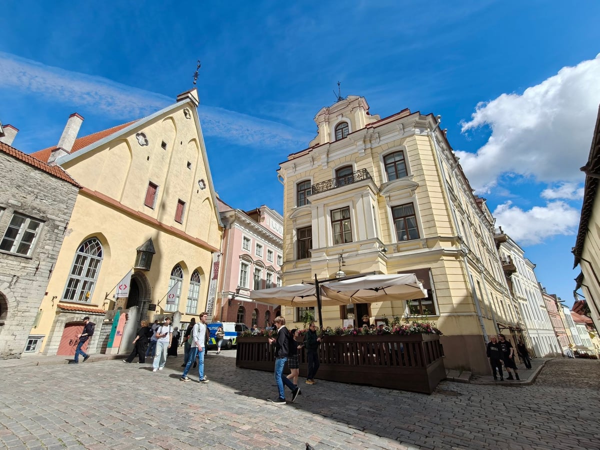 Última mirada al casco antiguo de Tallin