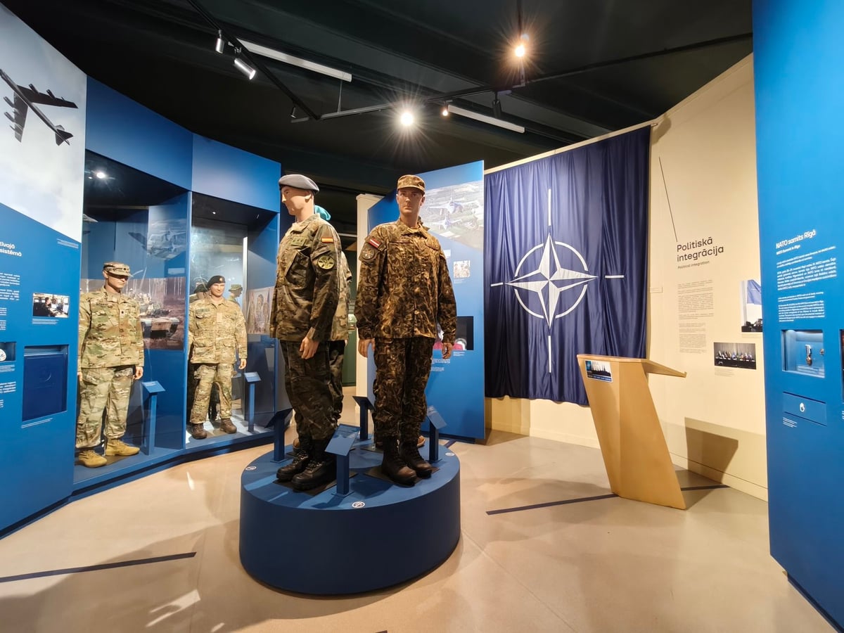 Documentación sobre la ocupación soviética, en el Museo de la Guerra