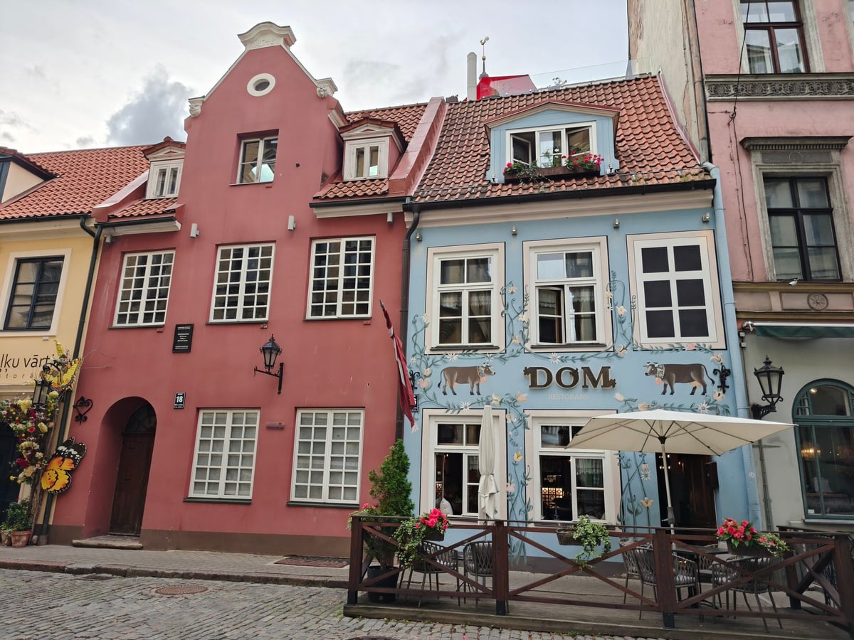 Vistas del casco antiguo de Riga