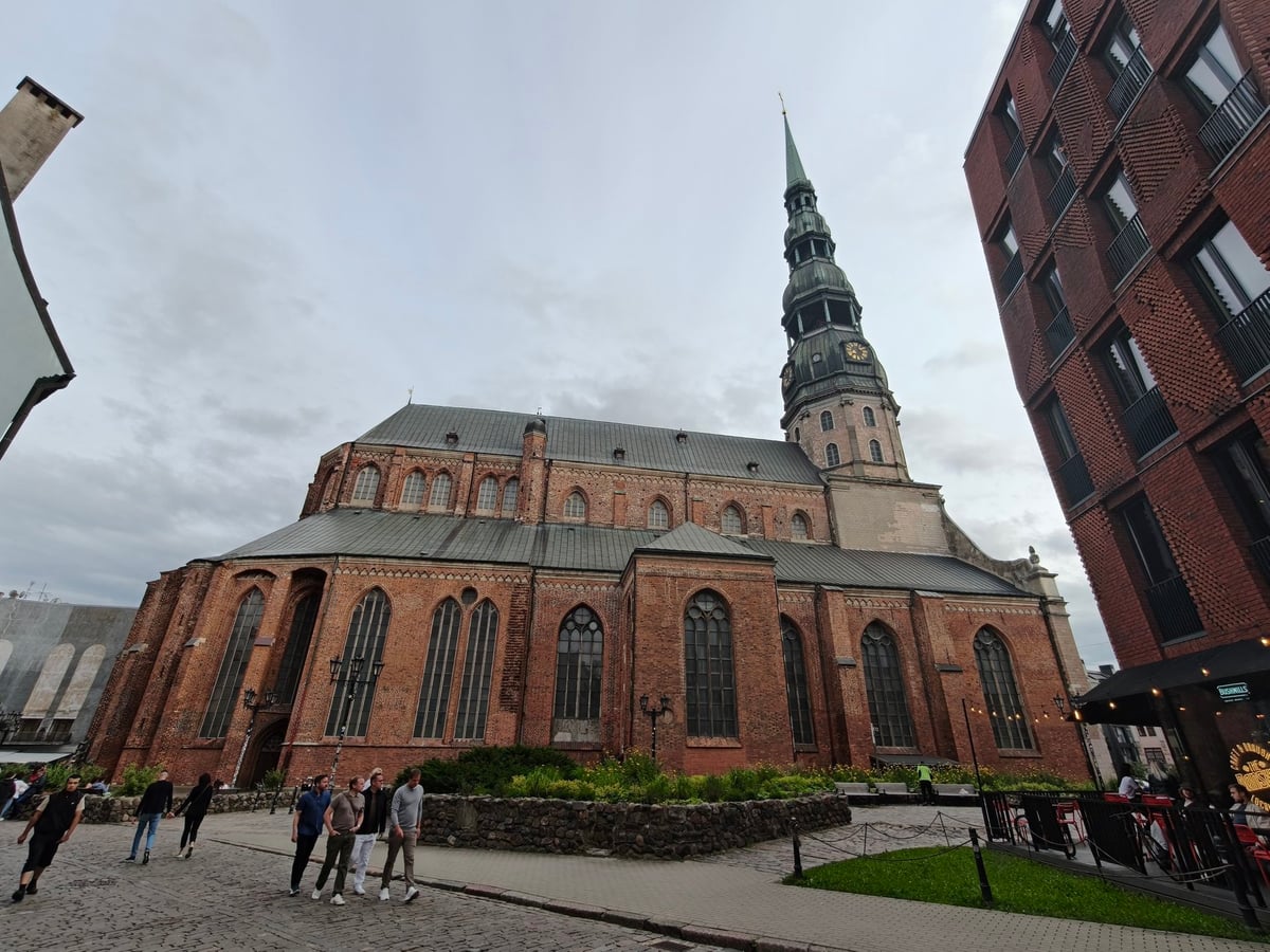 La iglesia de San Pedro, en Riga
