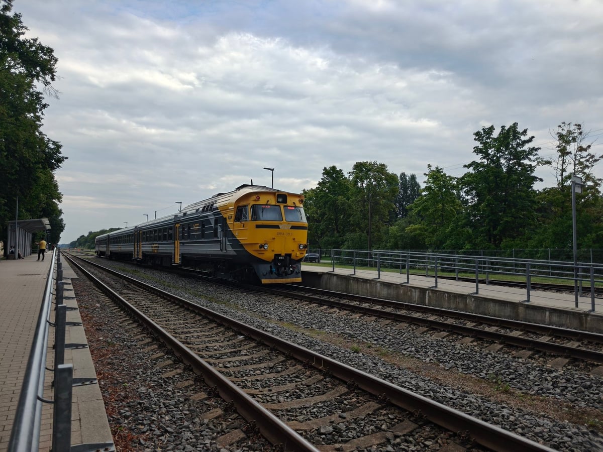 El tren de Riga a Sigulda