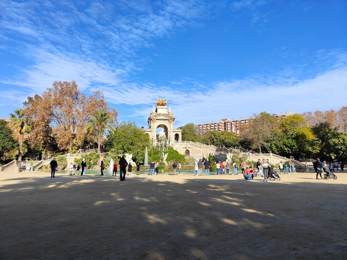 Estanque de los jardines de la Ciutadella