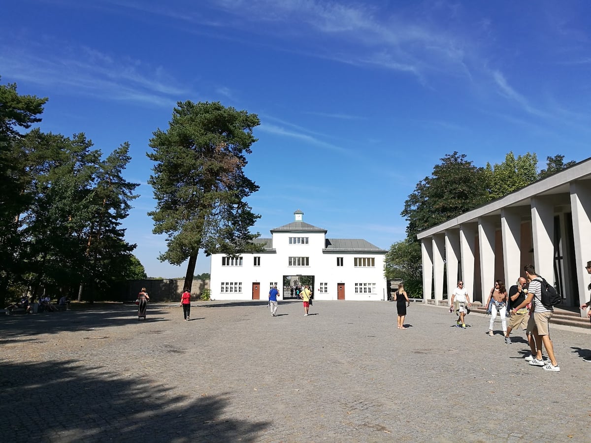Edificio del antiguo campo de Sachsenhausen