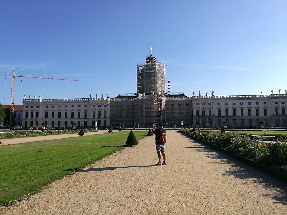 Palacio de Charlottenburg visto desde los jardines
