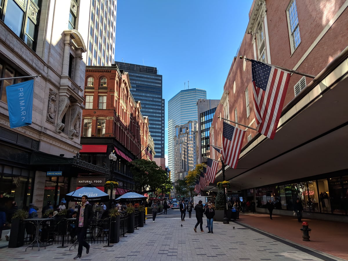 Calle, edificio, monumento o paisaje urbano de Boston