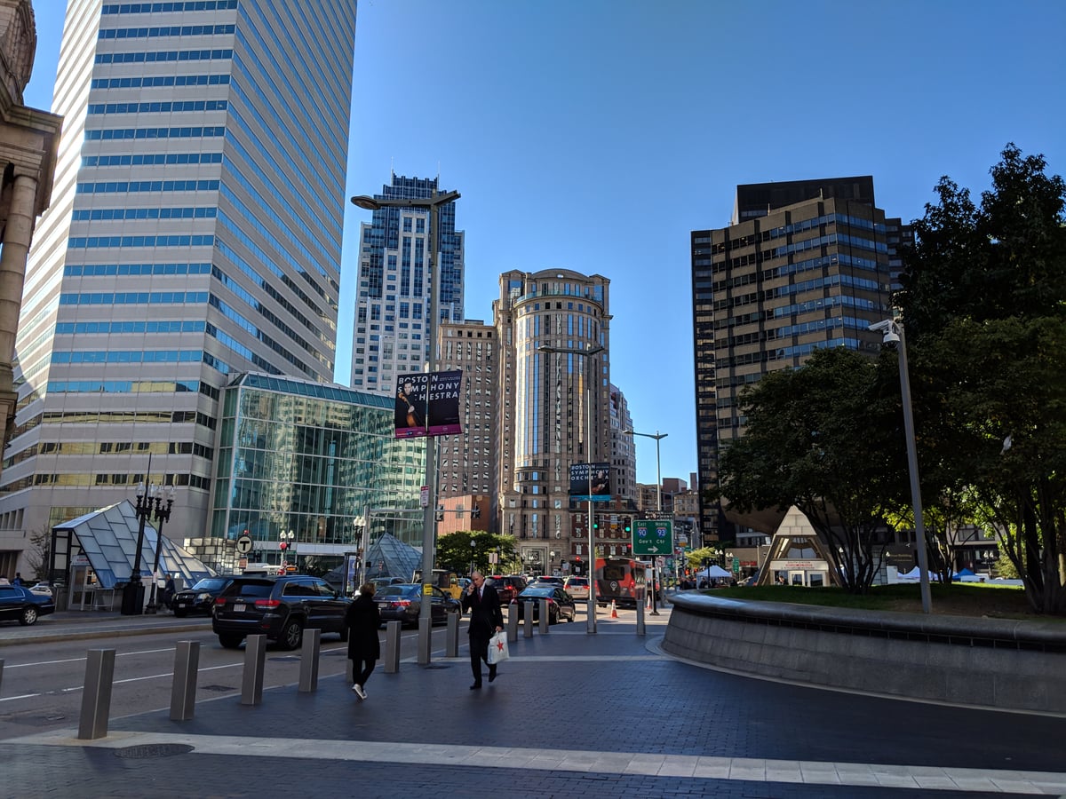 Calle, edificio, monumento o paisaje urbano de Boston