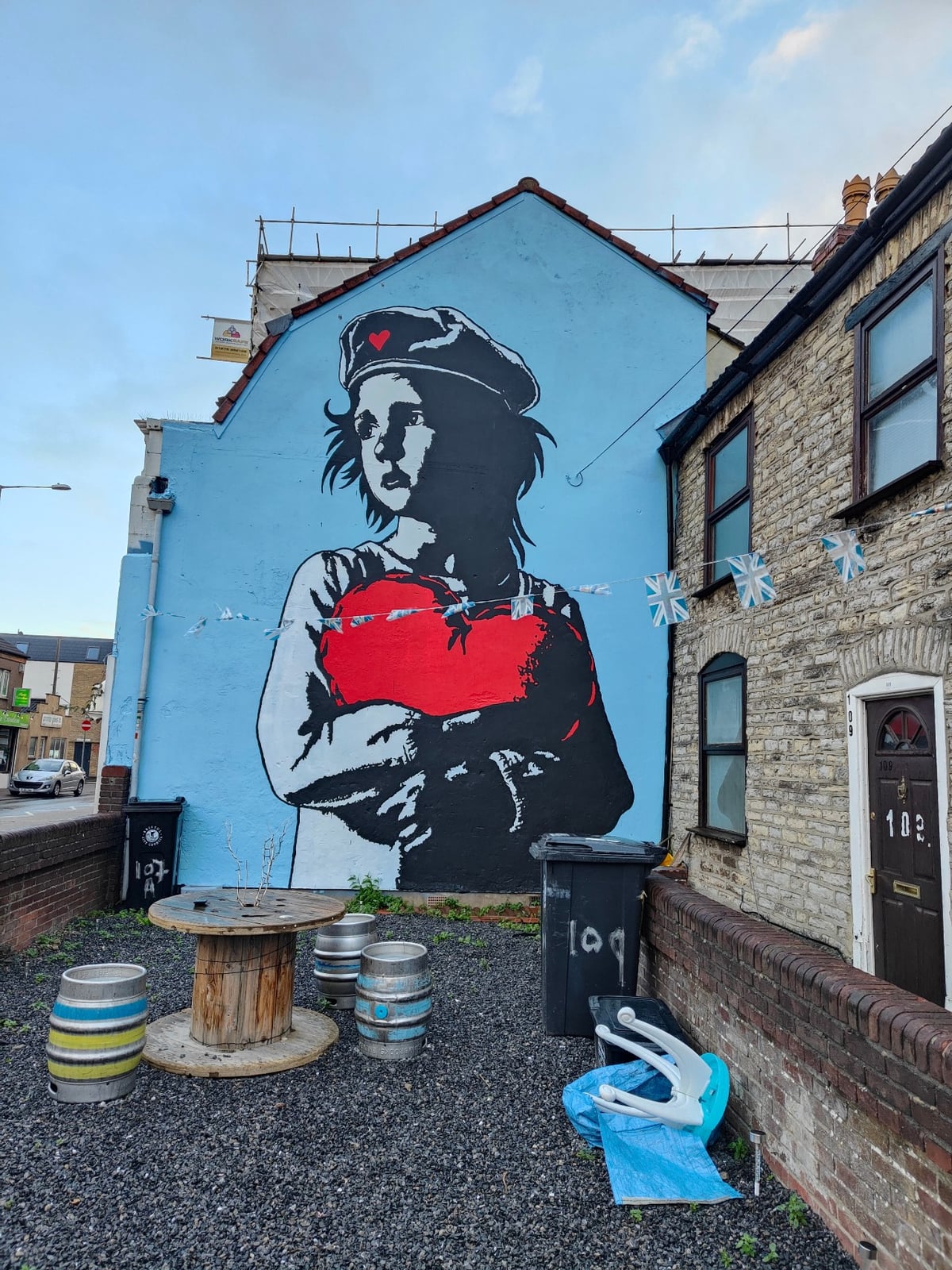 Murales de Upfest en North Street, Bedminster, la mayor concentración de arte urbano de Bristol