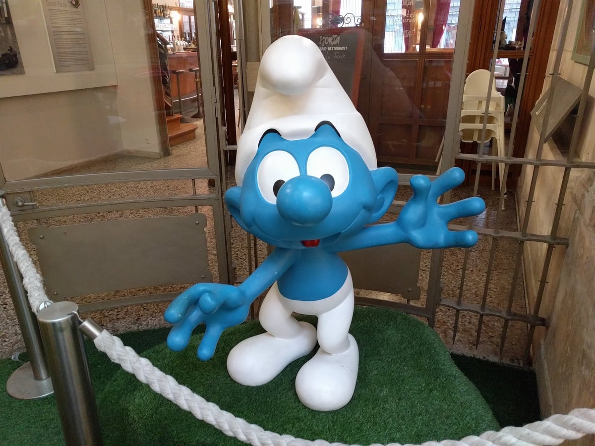 Entrada del Centre Belge de la Bande Dessinée en Bruselas