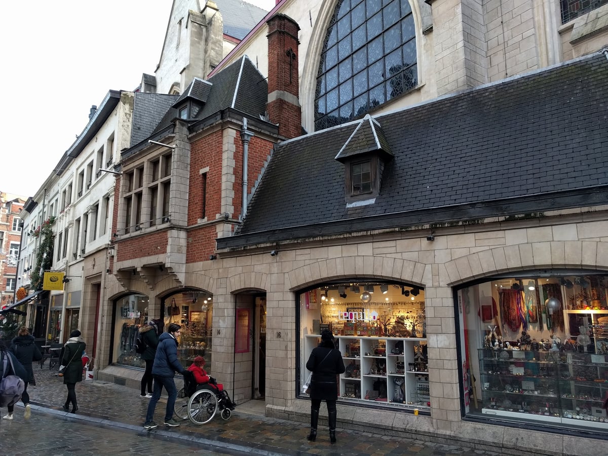 El escaparate de una tienda en Bruselas