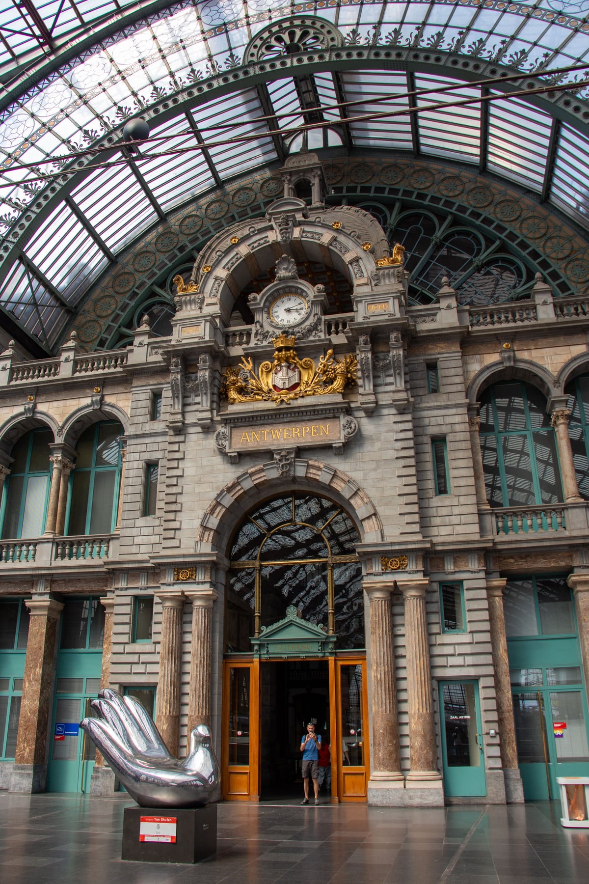 Estación Central de Amberes en Bélgica.