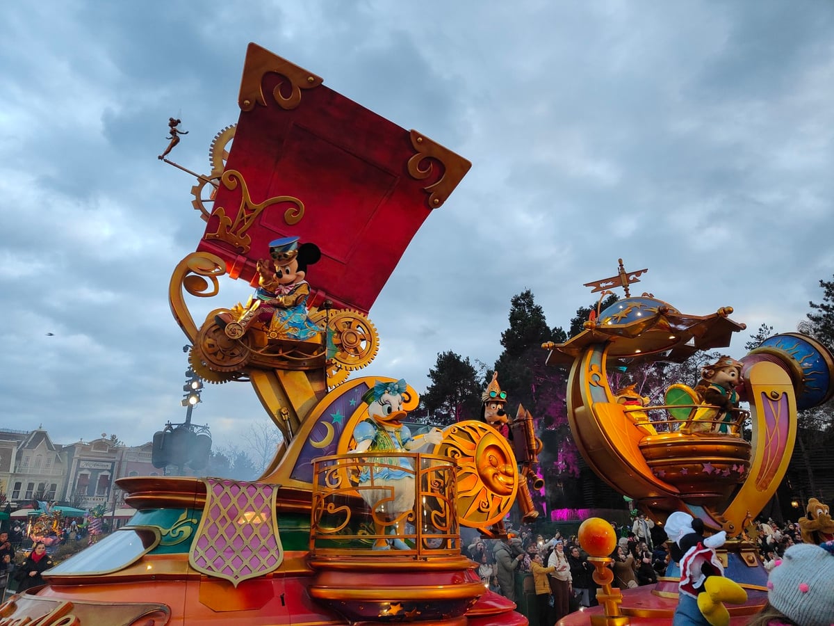 Parque Disney, atracción o escena de la visita a Disneyland París