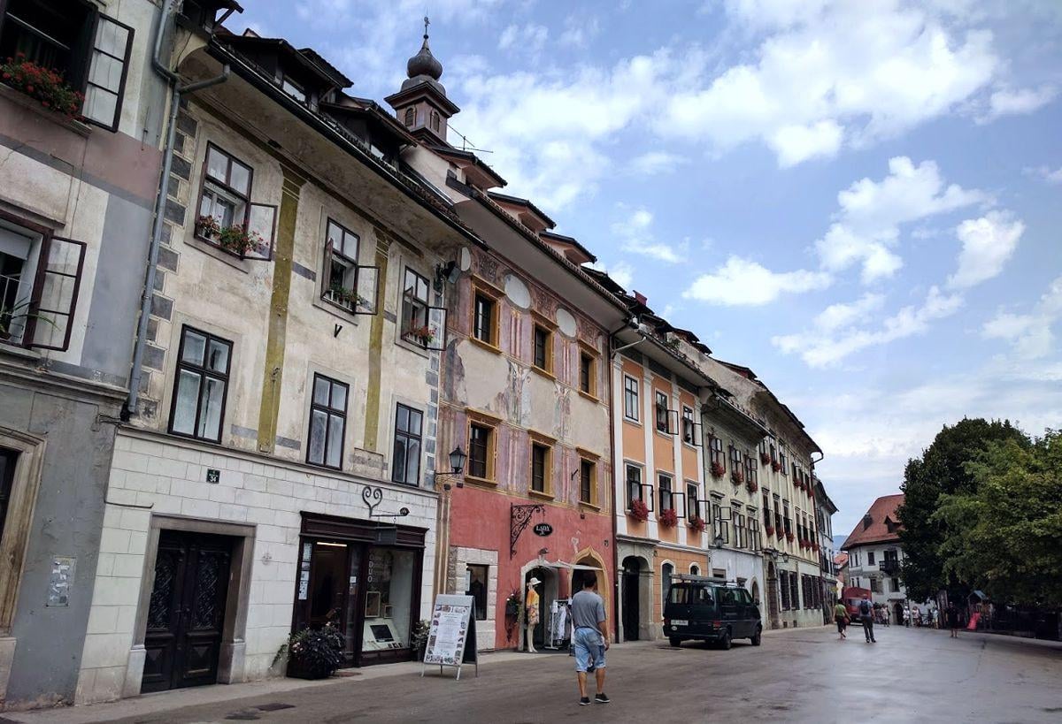 Paisaje, localidad, monumento o escena urbana de Eslovenia
