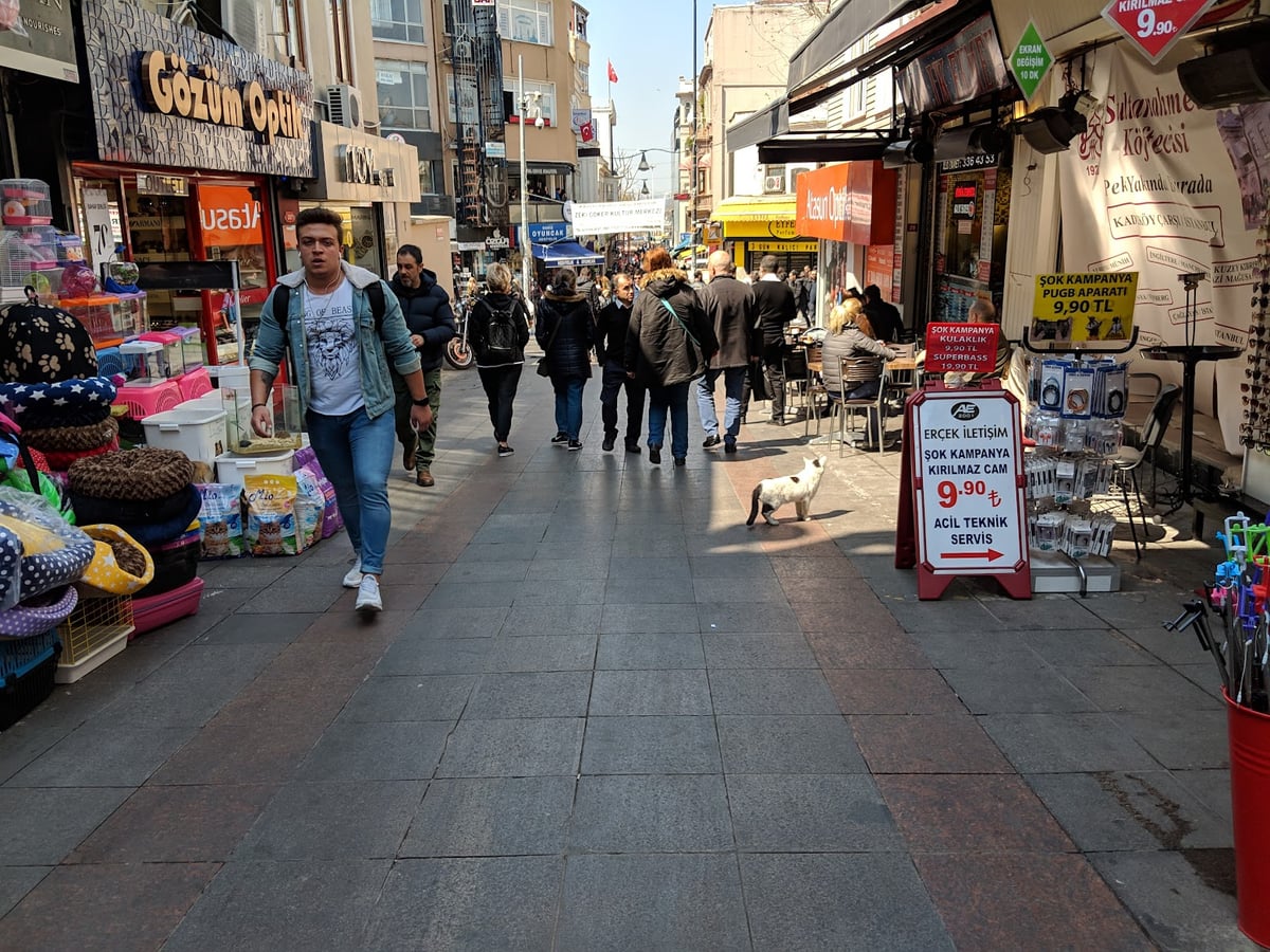Calle, mezquita, monumento, paisaje o escena urbana de Estambul