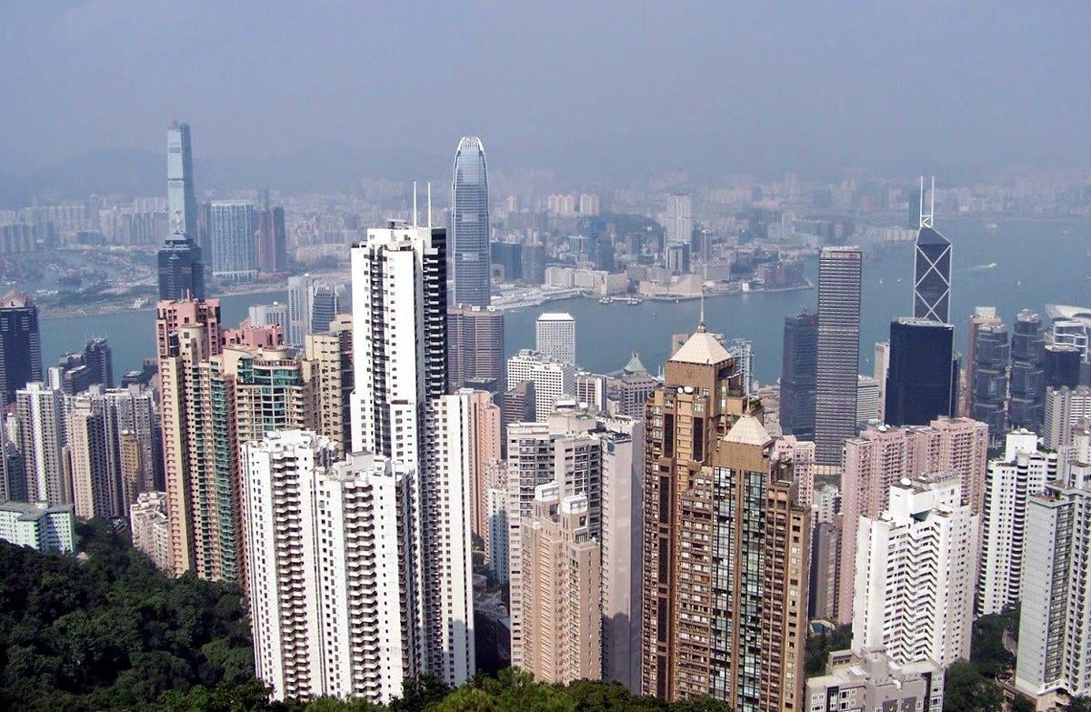 Calle, edificio, paisaje o escena urbana de Hong Kong