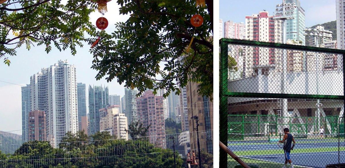 Calle, edificio, paisaje o escena urbana de Hong Kong
