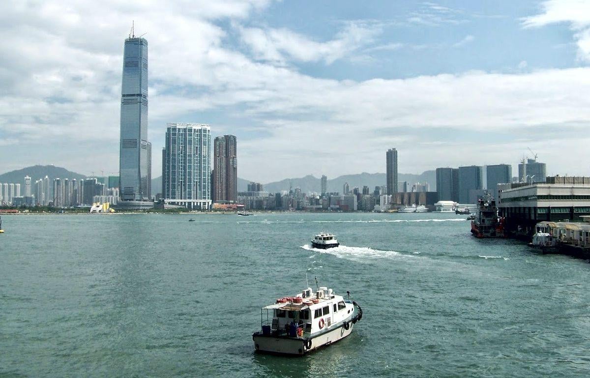 Calle, edificio, paisaje o escena urbana de Hong Kong