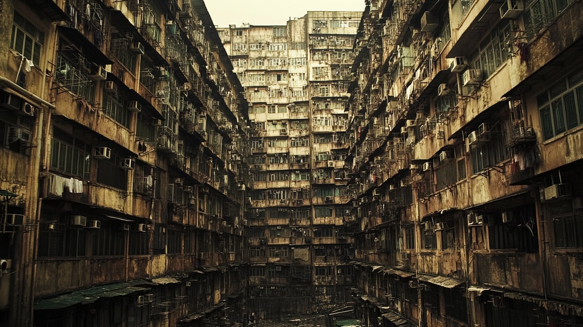 Calle, edificio, paisaje o escena urbana de Hong Kong