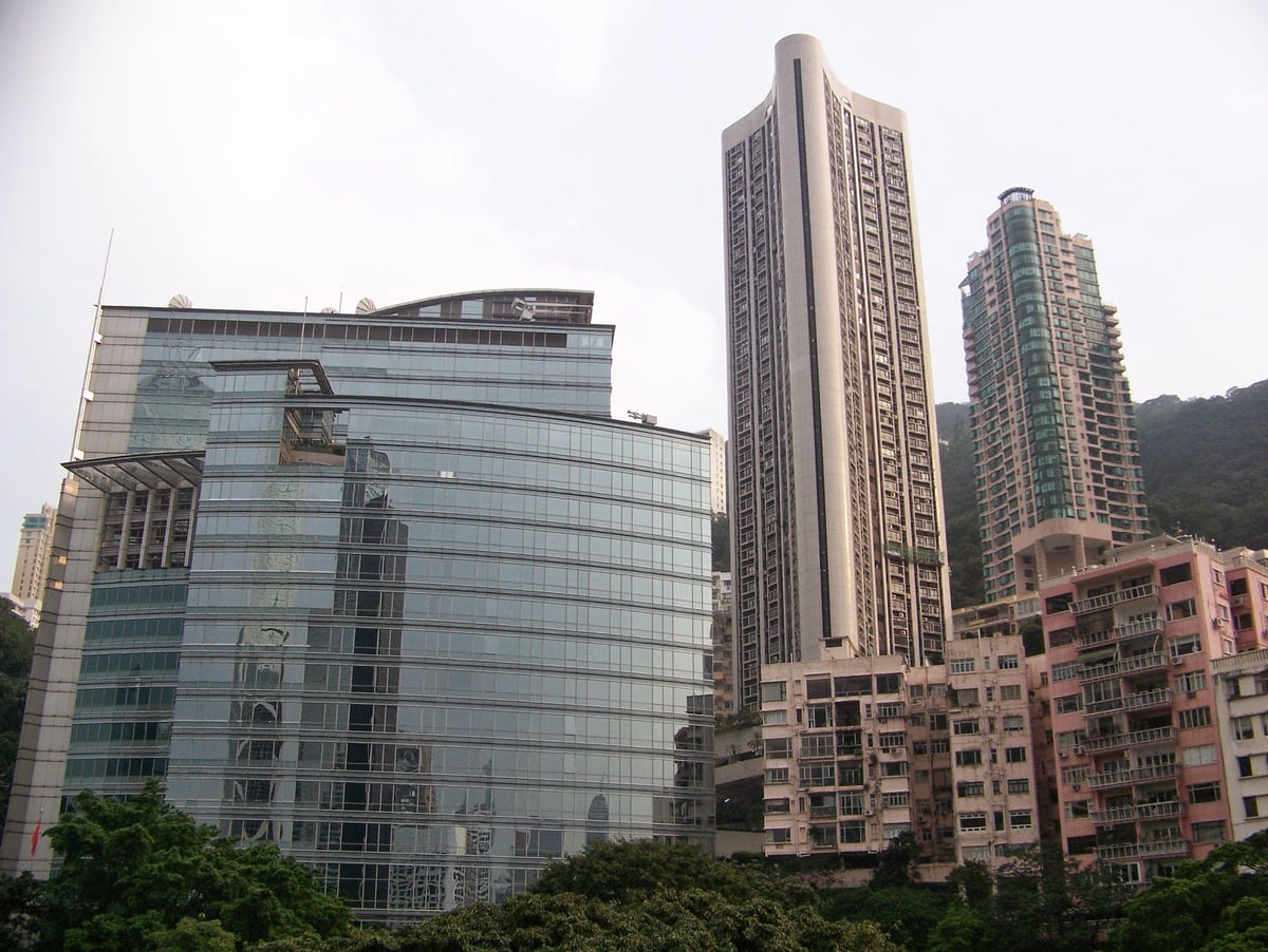 Calle, edificio, paisaje o escena urbana de Hong Kong