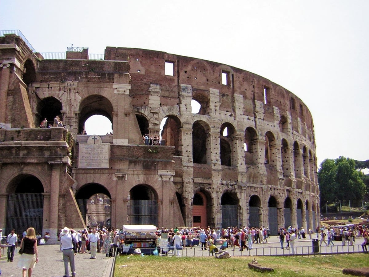 Foto del coliseo de Roma