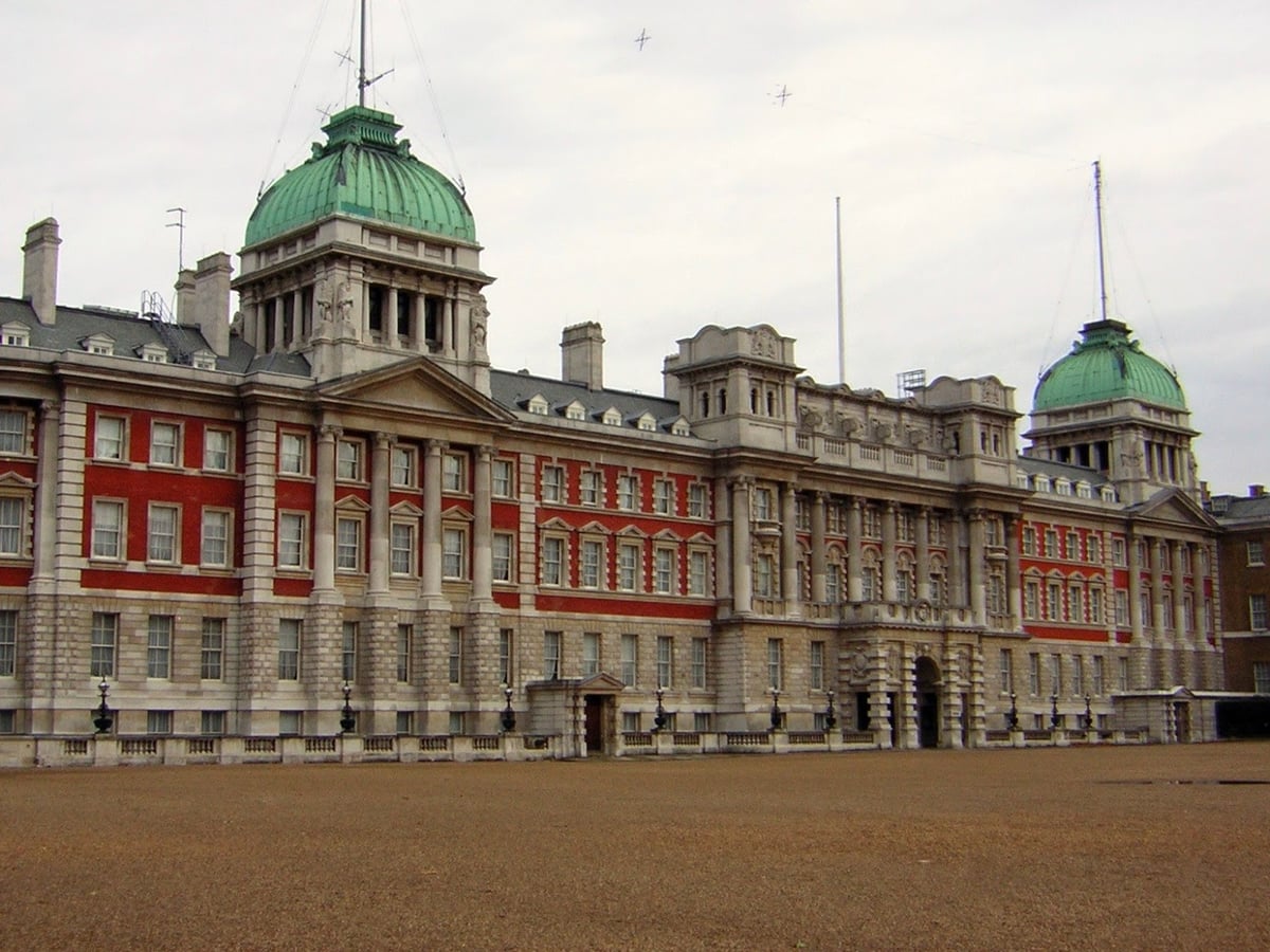 El palacio de Buckingham.