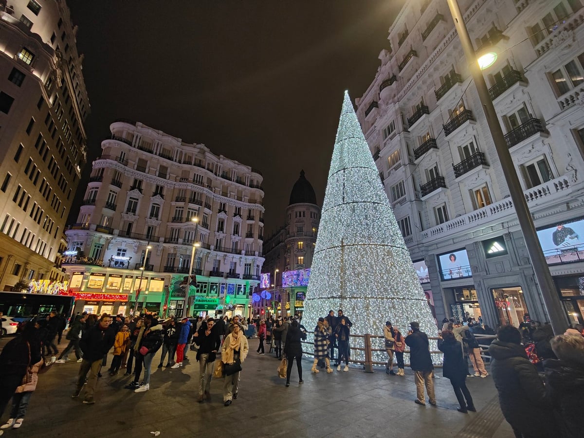 El árbol de Navidad de la Puerta del Sol.