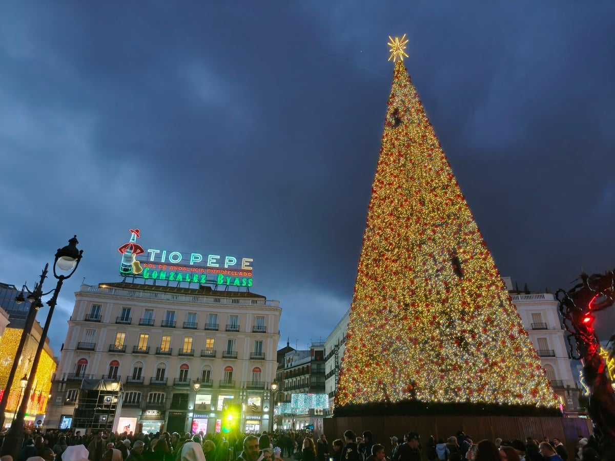 El árbol de Navidad de la Puerta del Sol.