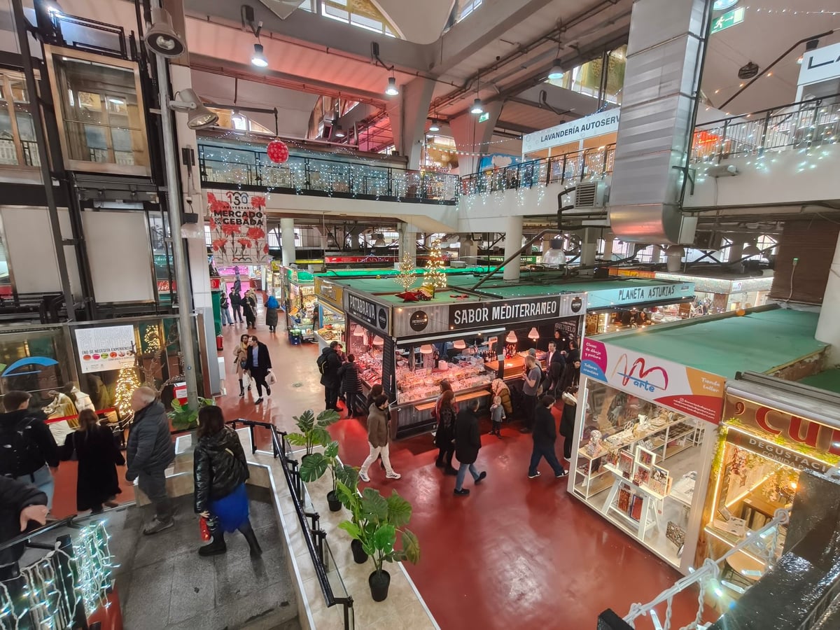 El Mercado de la Cebada en Madrid.