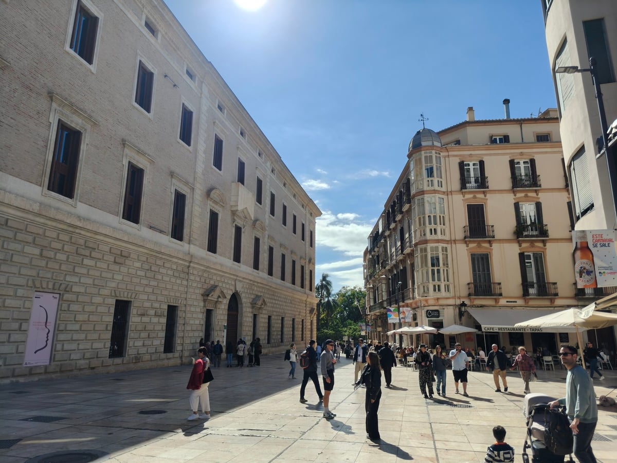 Catedral de Málaga y edificios del centro histórico