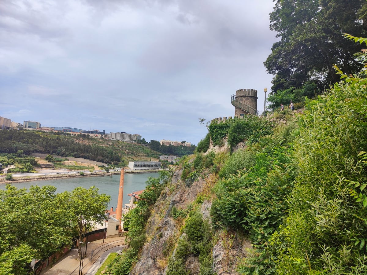 Calle, edificio, monumento o paisaje del centro histórico de Oporto