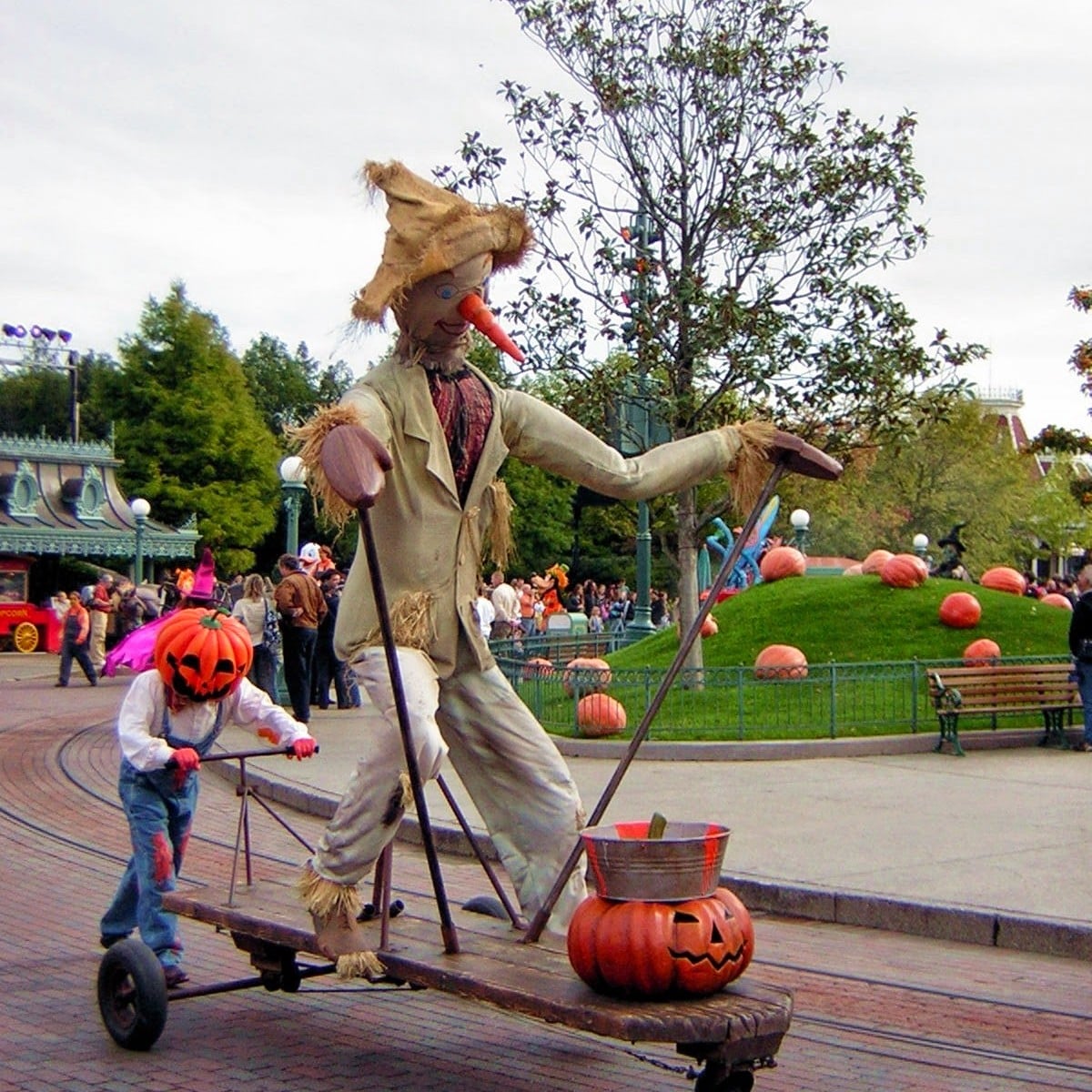 El desfile de Halloween en Disneyland Paris.