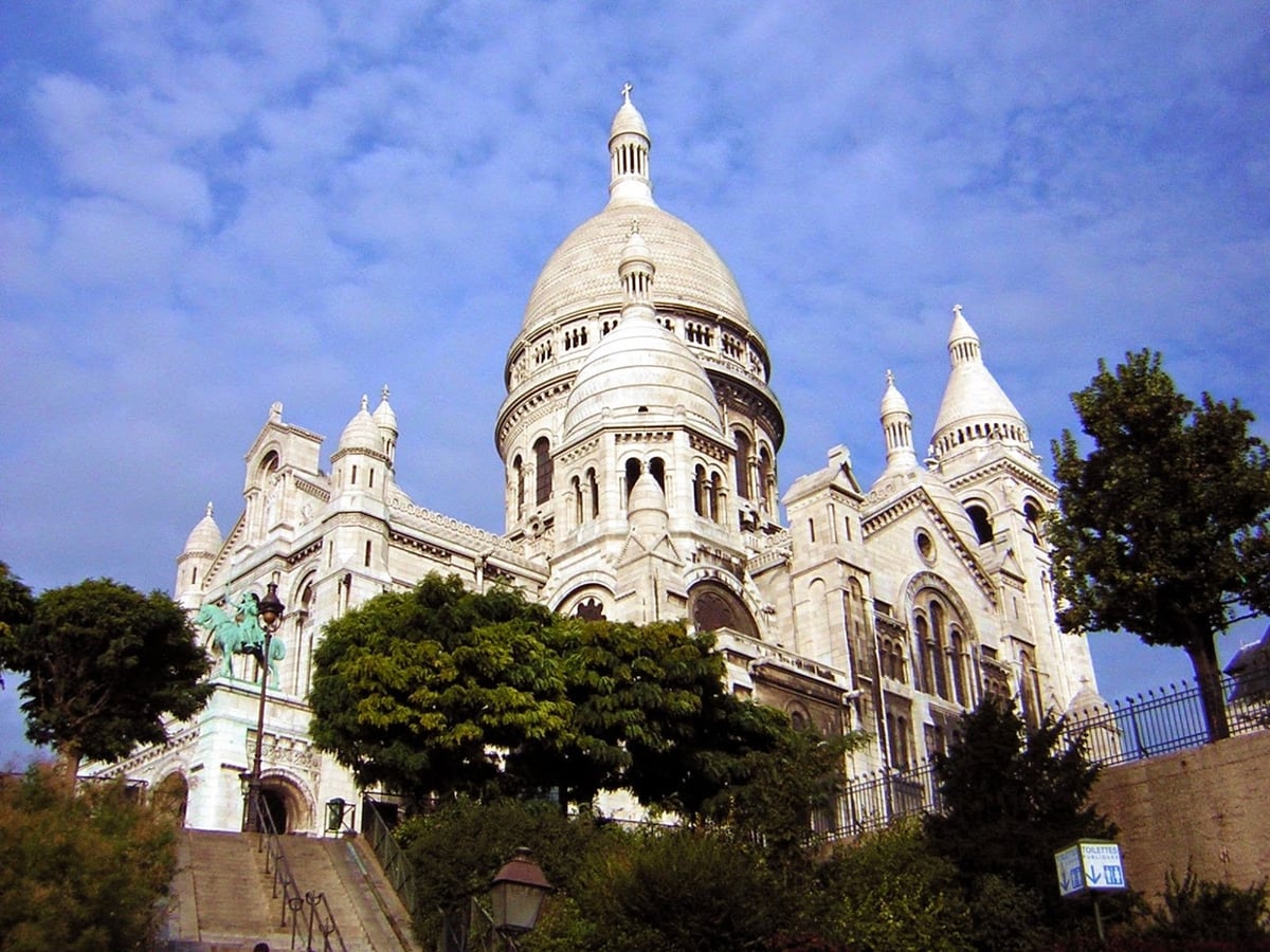 La basílica del Sacré-Cœur en Montmartre.